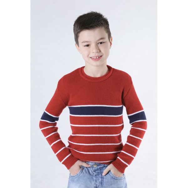 Blusa Casaco Infantil Menino Lã Tricot Quente Frio Inverno