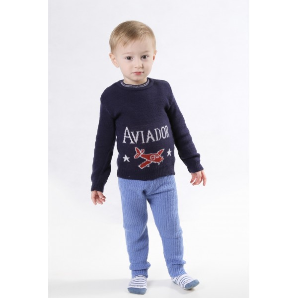 Blusa Casaco Infantil Menino Lã Tricot Quente Frio Inverno