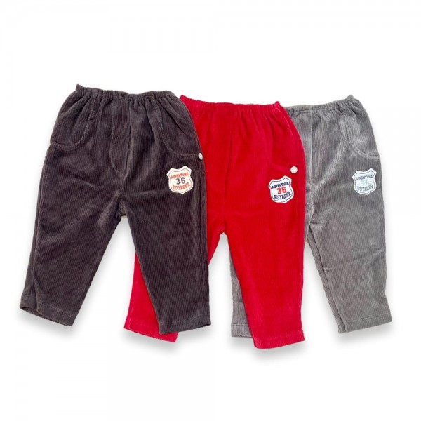 Calça Mijão Bebê Menino Bicho Molhado Plush Bumbum Bordado