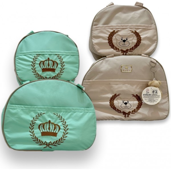Kit Bolsa Bebê Maternidade 2 pç Menino Menina unissex Barato