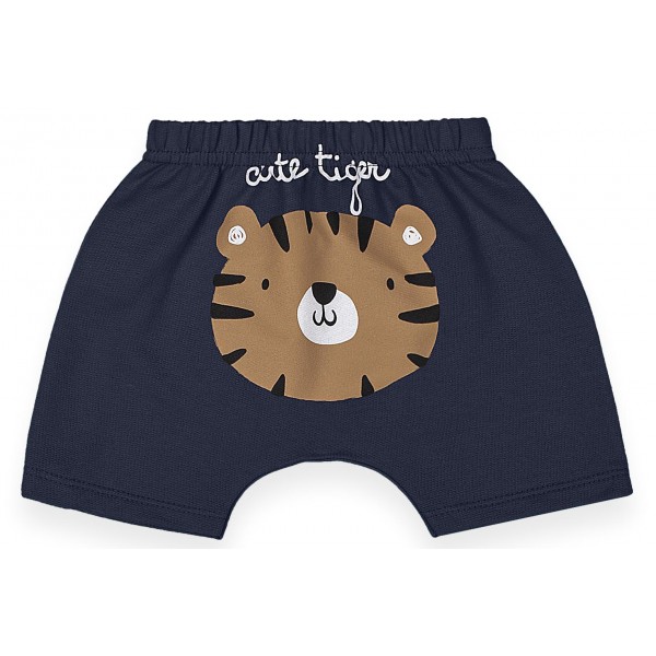 Kit Trijunto 3 pçs Verão Menino Blusa Shorts Babador Bandana