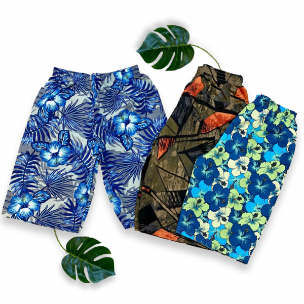 Shorts Bermuda TacTel Infantil Masculino Verão Calor Barato